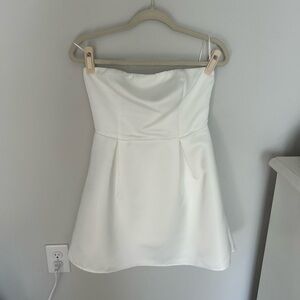 Princess Polly Strapless White Dress